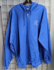 Zip Hoodie - Blue